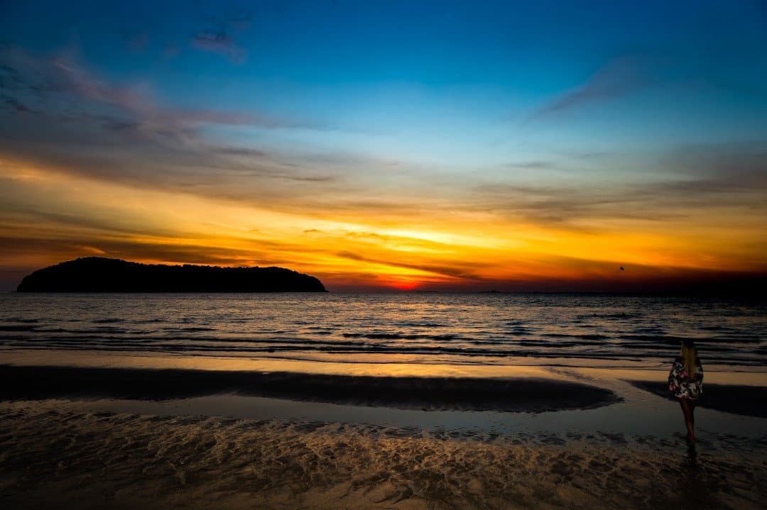langkawi sunset view location pantai cenang