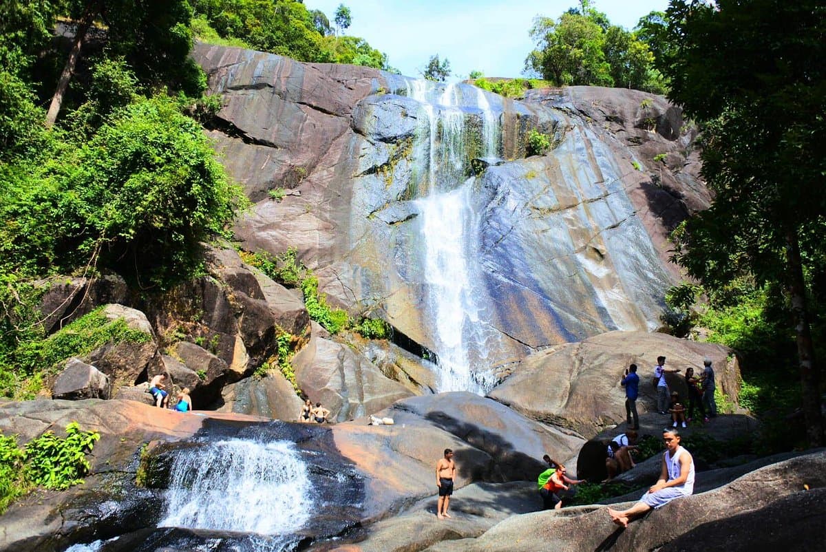best langkawi hiking trail telaga tujuh waterfall