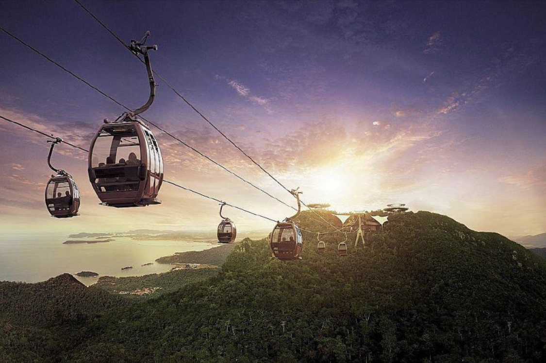 Langkawi Honeymoon Activities Cable Car Ride to Mount Mat Cincang