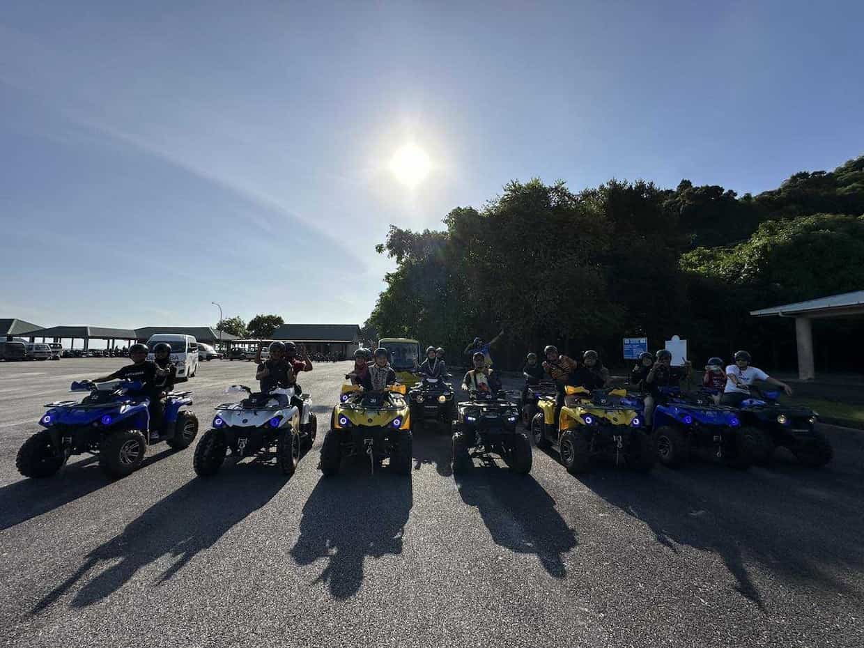 What is in Pulau Tuba Ocean Trail ATV Tour