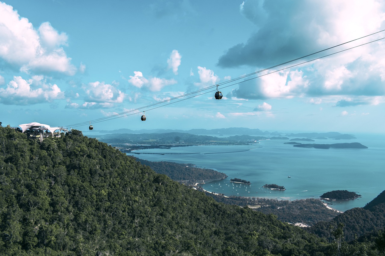 Things to do in Langkawi during New Year Ride the Langkawi cable car