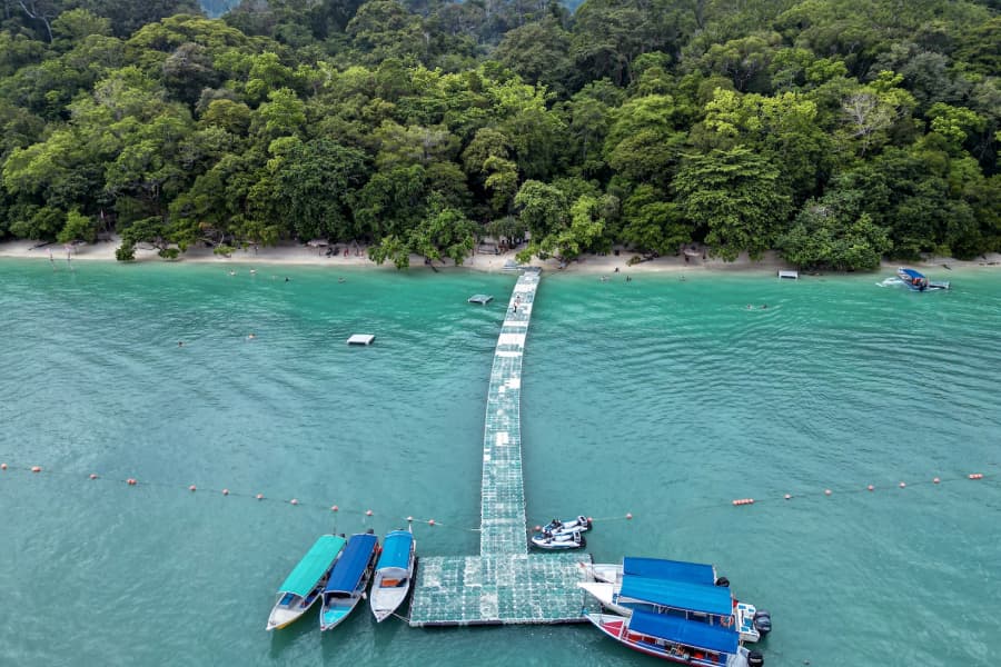 pulau terbaik untuk snorkeling di langkawi pulau singa besar