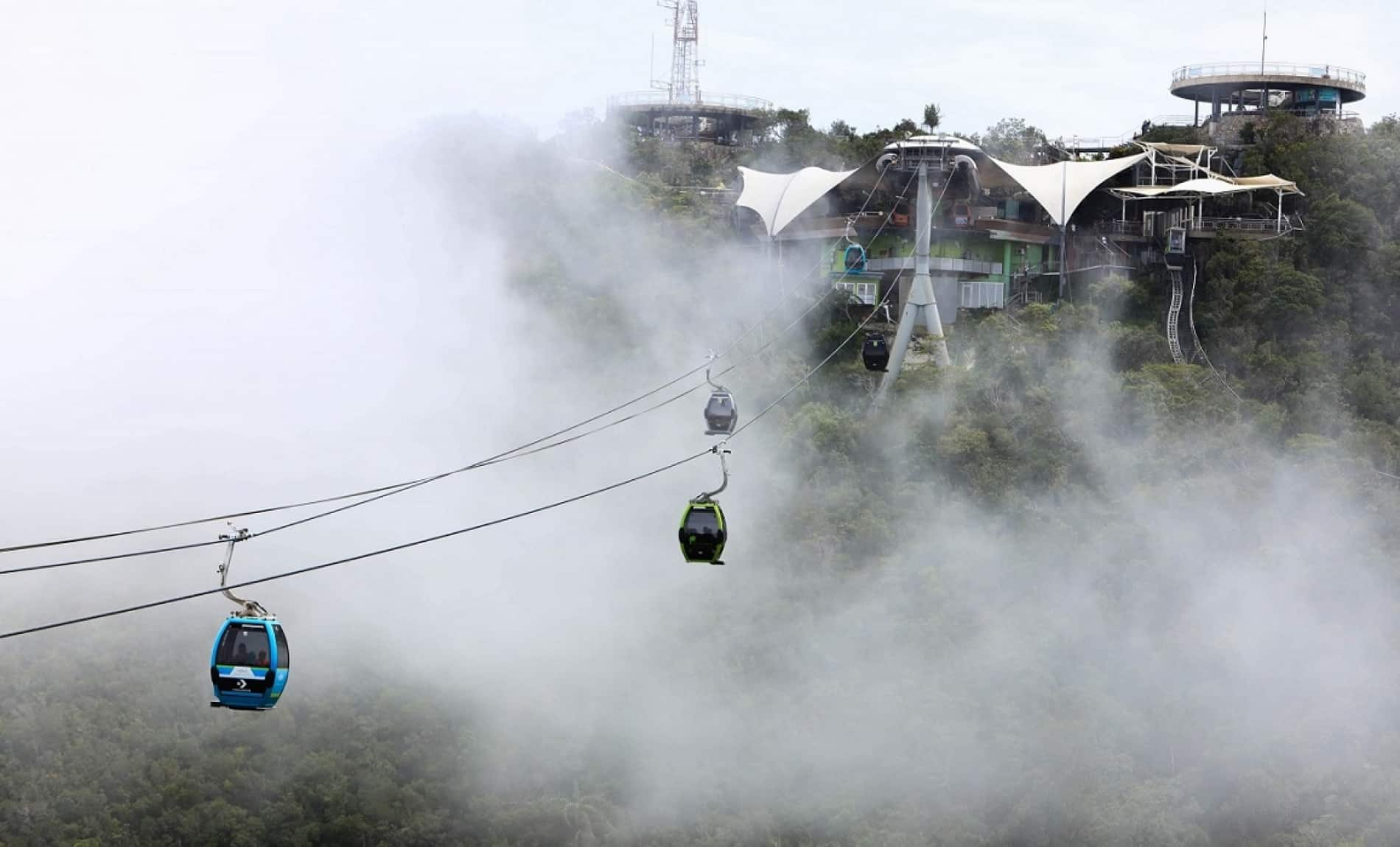 langkawi skycab cable car to mount mat cincang